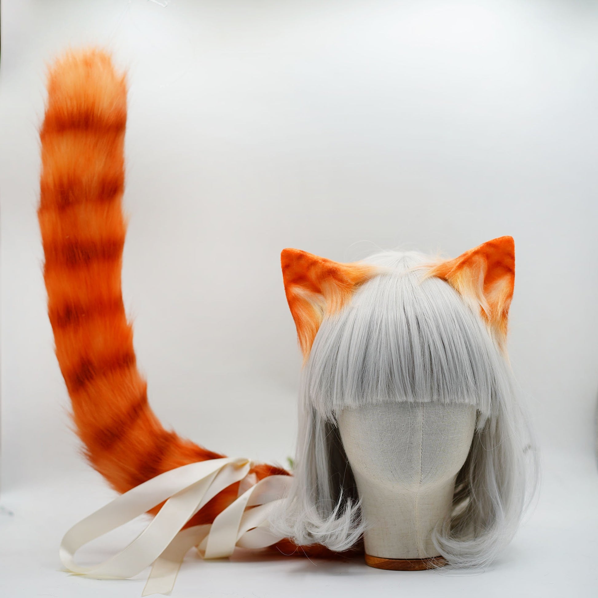 Cosplay Cat Fox ear headband Halloween costume cosplay faux ears,anime ears, ears, cosplay ear,costume ears,Handmade realistic ears and tail