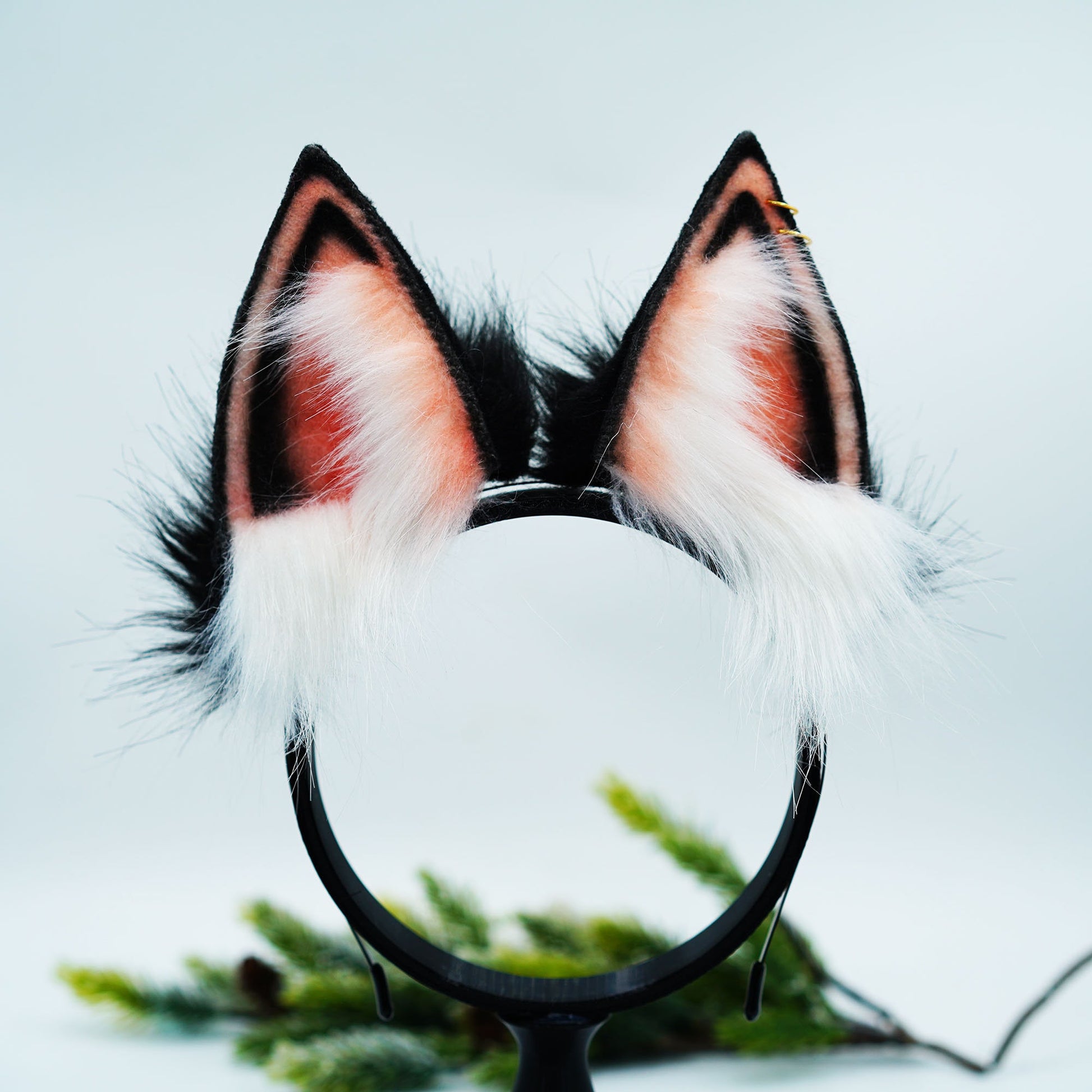 Realistic cat ear and tail set , Faux Ears Egyptian Cat Ears， dog cat ears and tail ,Anime Cosplay, Fluffy Ears, Kawaii Ears, Ears Headband