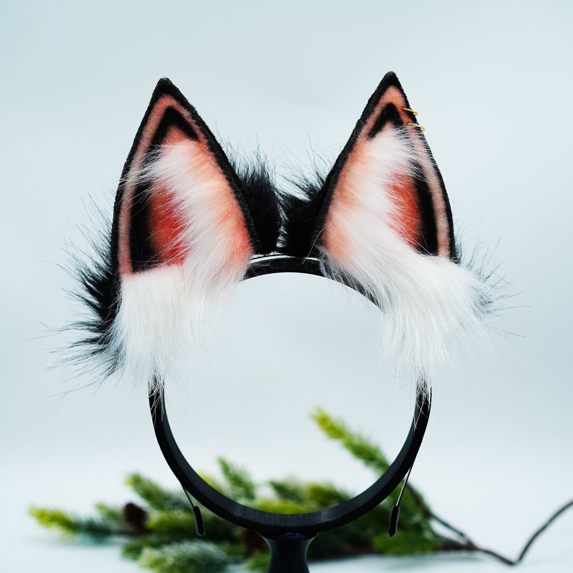 Realistic cat ear and tail set , Faux Ears Egyptian Cat Ears， dog cat ears and tail ,Anime Cosplay, Fluffy Ears, Kawaii Ears, Ears Headband