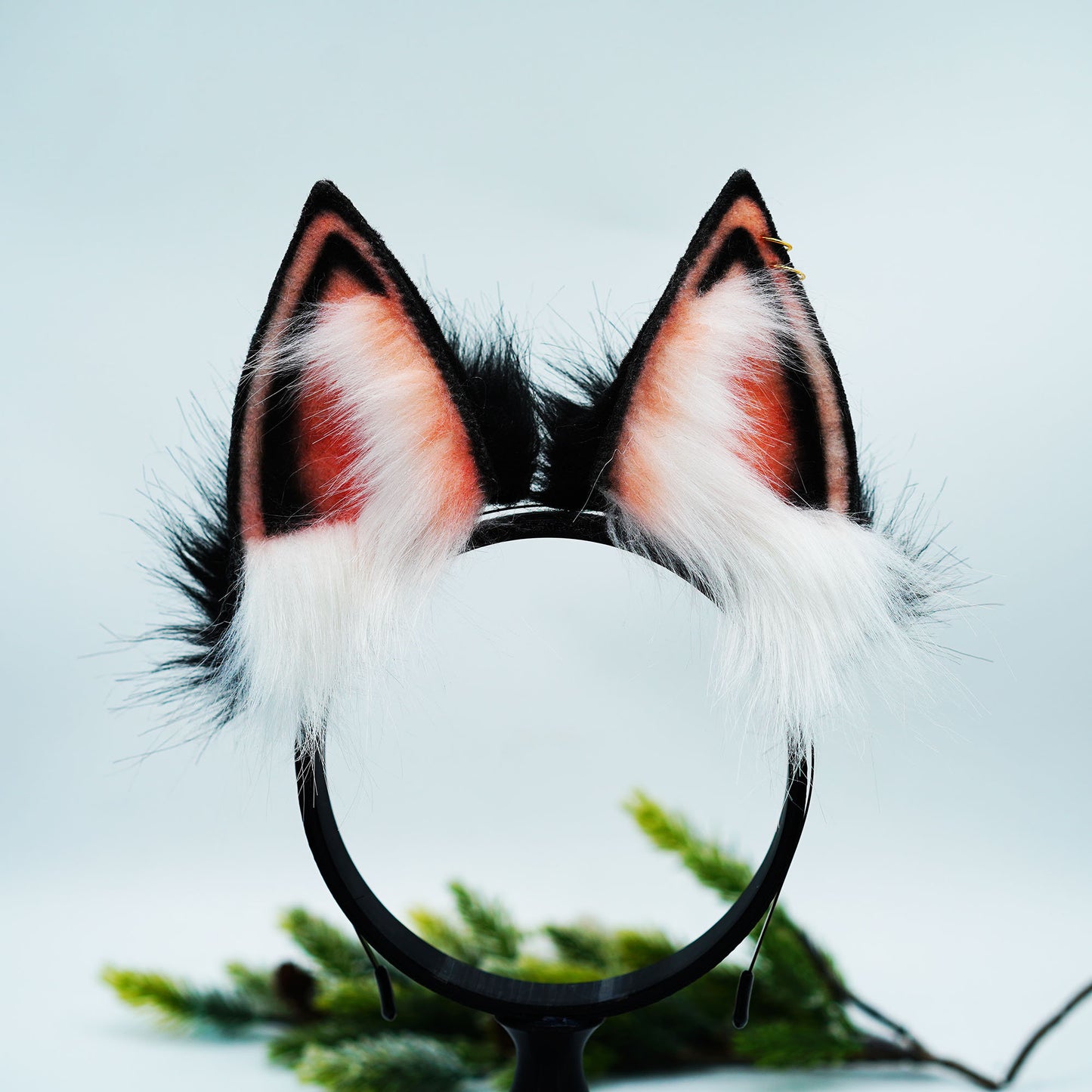 Realistic cat ear and tail set , Faux Ears Egyptian Cat Ears， dog cat ears and tail ,Anime Cosplay, Fluffy Ears, Kawaii Ears, Ears Headband