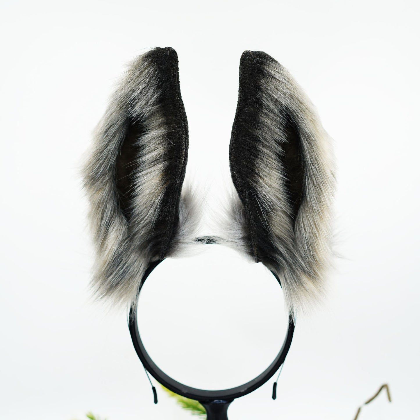 horse ears, Jackalope ears, Donkey ears, chihuahua ears, ears on headband, costume grey animal ears-cosplay, fantasy ears, monster ears