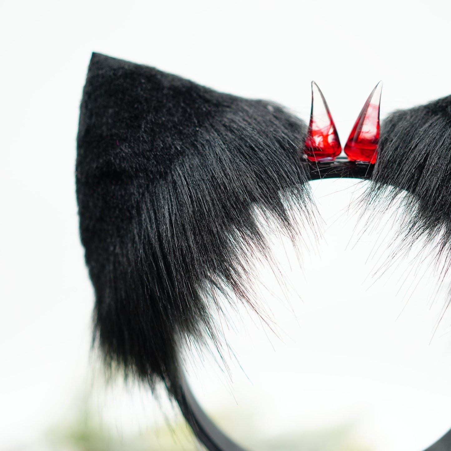 Black Kitten Ear, othic Style Kitten Ears, kitten Ears Cosplay, Cosplay Cat Ear, Cosplay Ear, Anime Cosplay, Cat Headband, Cat Head Band,