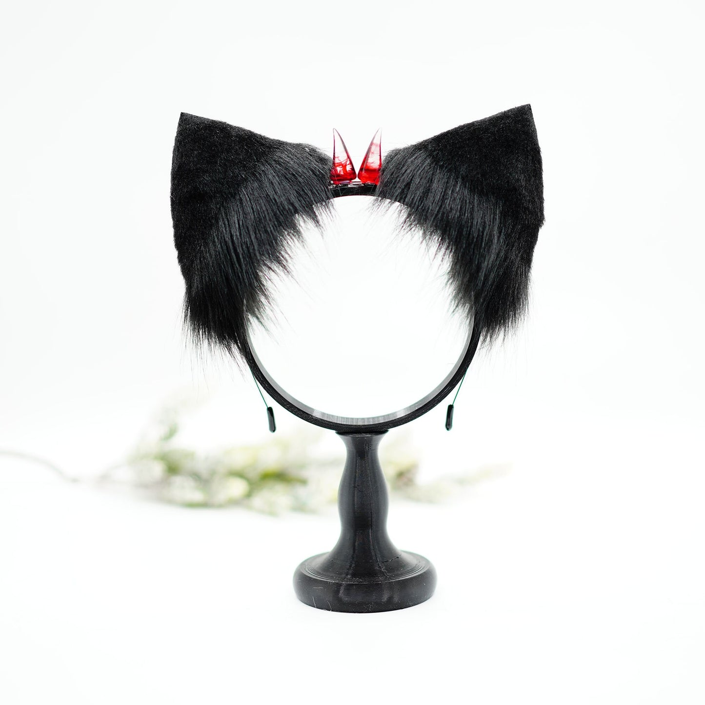 Black Kitten Ear, othic Style Kitten Ears, kitten Ears Cosplay, Cosplay Cat Ear, Cosplay Ear, Anime Cosplay, Cat Headband, Cat Head Band,