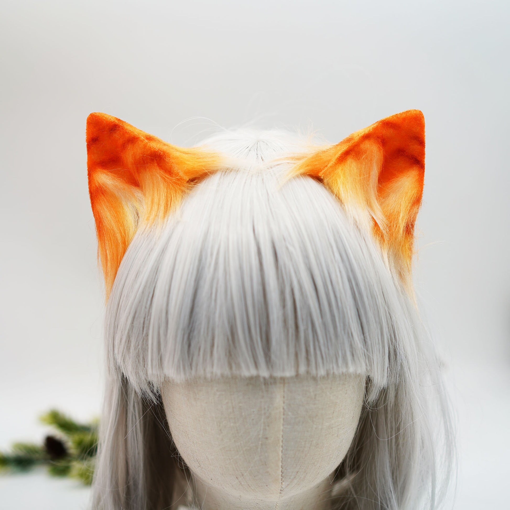 Cosplay Cat Fox ear headband Halloween costume cosplay faux ears,anime ears, ears, cosplay ear,costume ears,Handmade realistic ears and tail