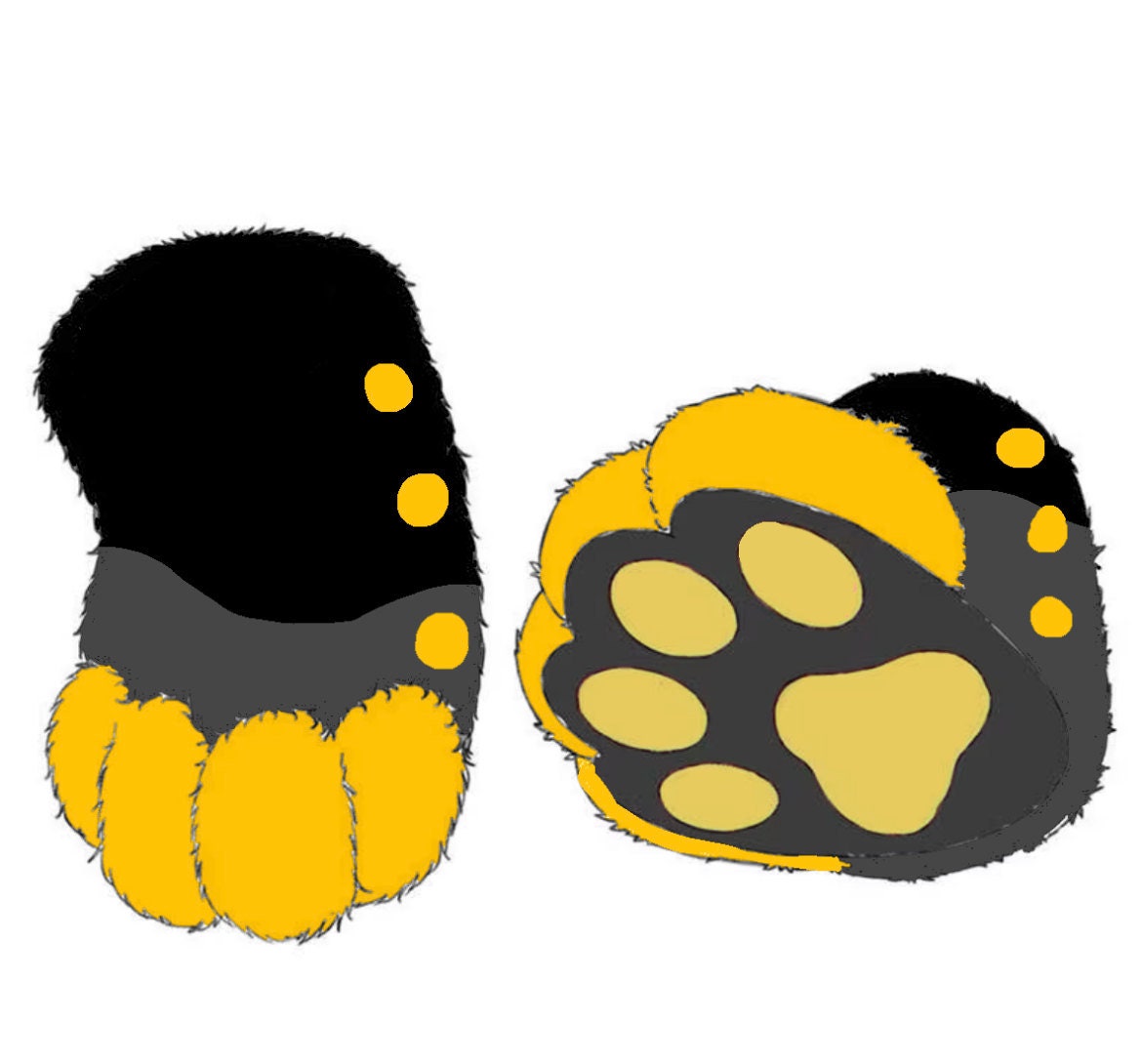 fursuit feet paws, Custom feet paws