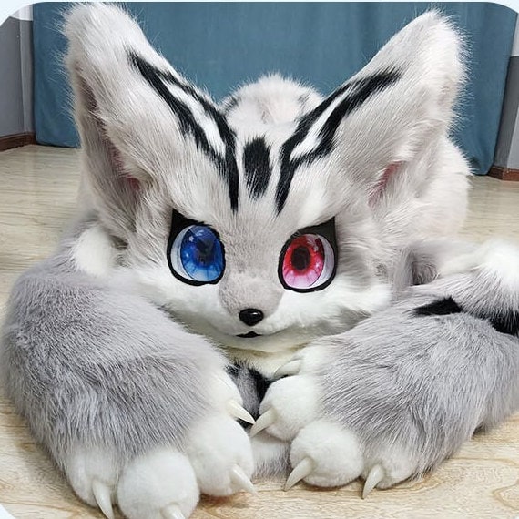 Furry Fursuit Premade full suit ,Full Fursurit set kemono, Furry Life, Anthro Suit Unique Costume Cosplay Costume Fursuiting Furry, mid size