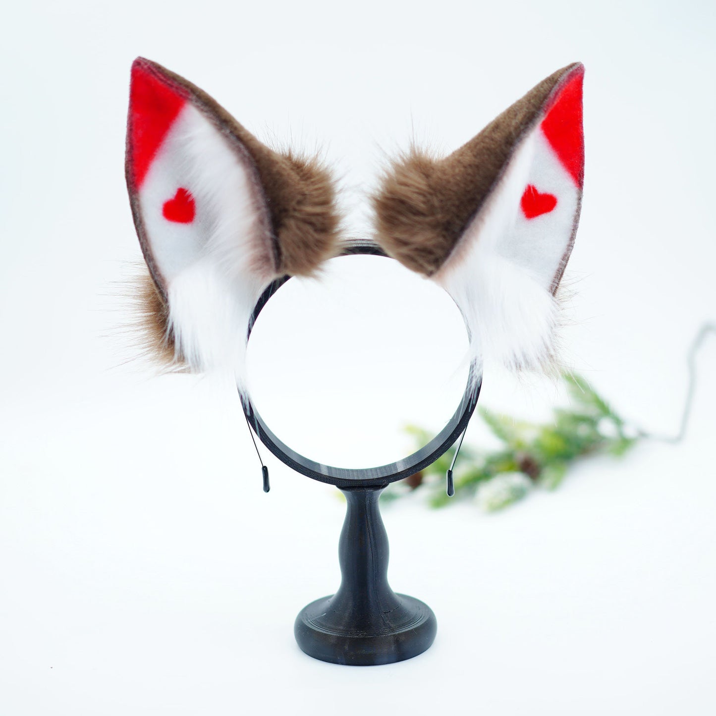 Hostel fox ears and tail, fox ears and tail, fox ears, tail plug, ears headband, cat ears, DDLG, handmade ears, pet play, custom ears