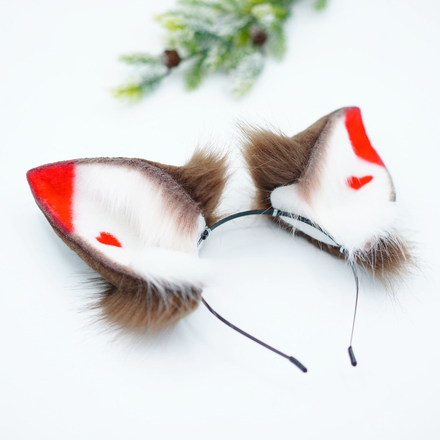 Hostel fox ears and tail, fox ears and tail, fox ears, tail plug, ears headband, cat ears, DDLG, handmade ears, pet play, custom ears