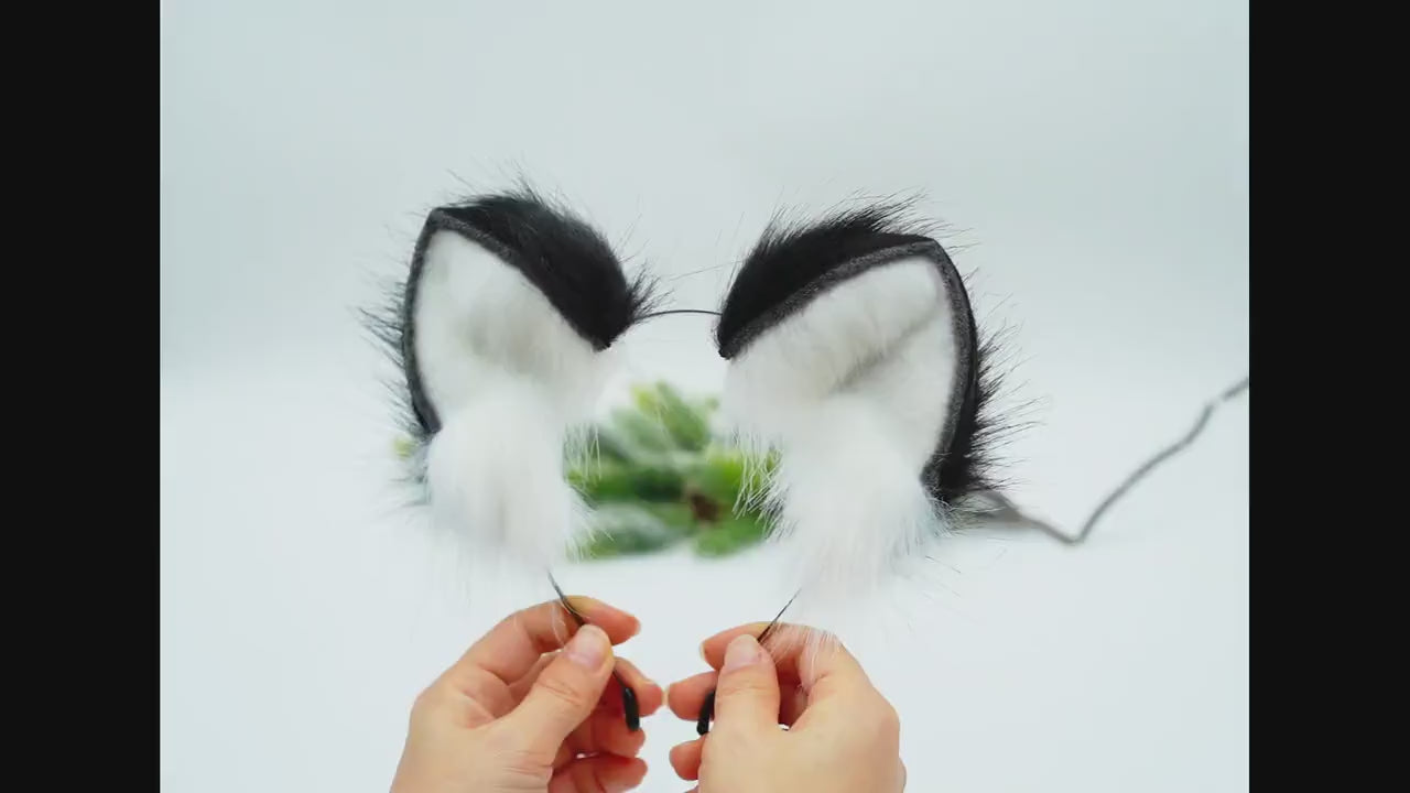 Cosplay Ears ， Faux Ears ，Egyptian Cat Ears， dog cat ears and tail ,Cosplay Anime Cosplay,  Fluffy Ears, Kawaii Ears, Ears Headband